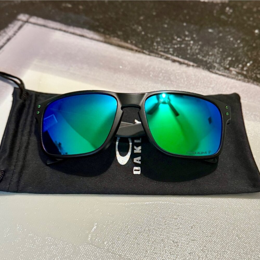 OO9102 Oakley Holbrook Jade Iridium Prizm Polarized Sunglasses - Picture 6 of 12